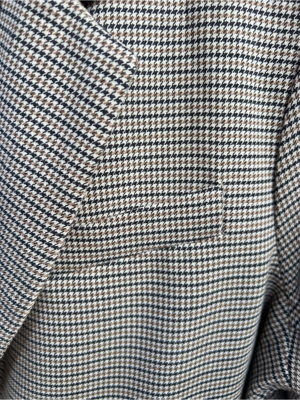 American Eagle Houndstooth Plaid Oversized Boyfriend Blazer Jacket M
